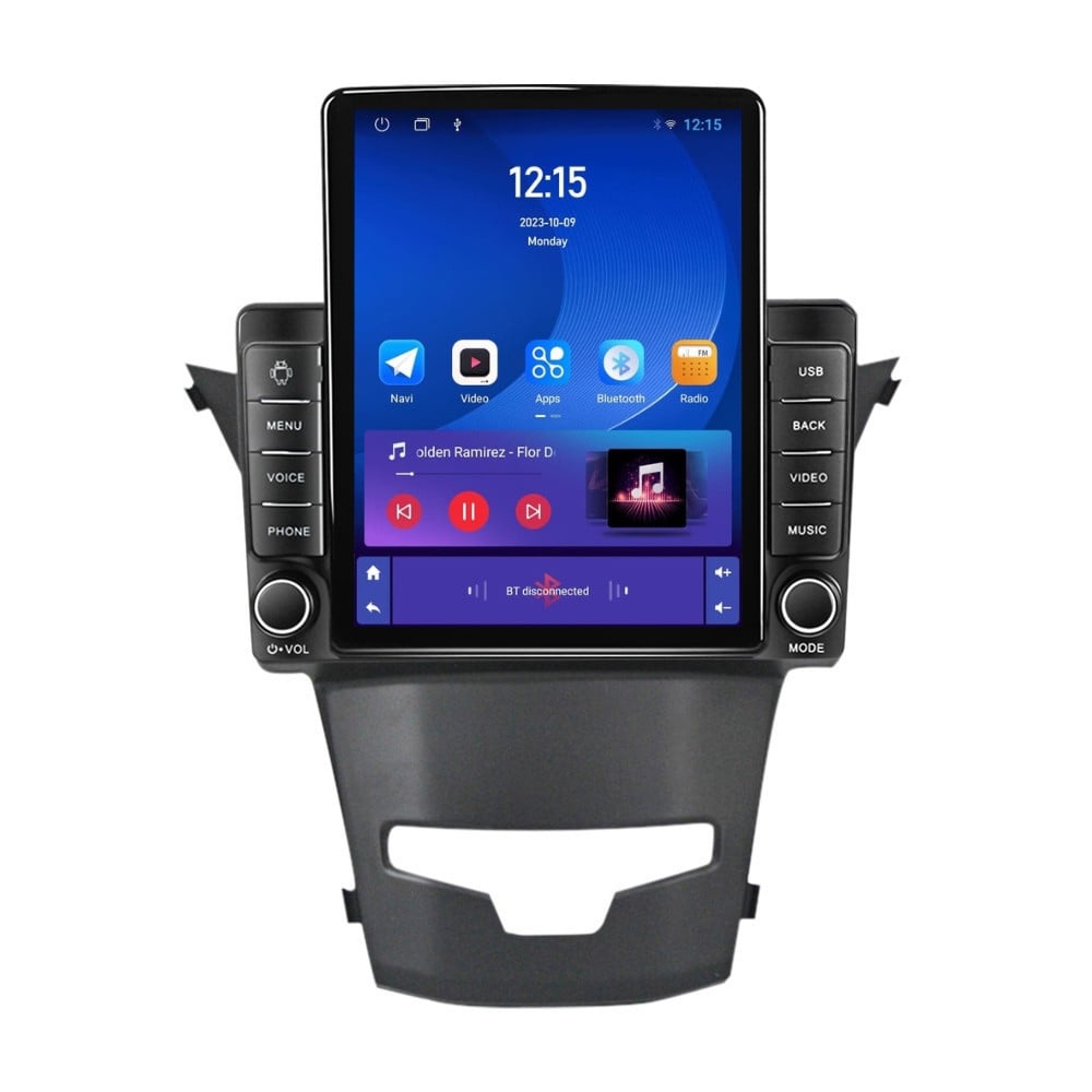 Navigatie dedicata cu Android Ssangyong Korando 2013 - 2019, 2GB RAM, Radio GPS Dual Zone, Touchscreen IPS 9.7