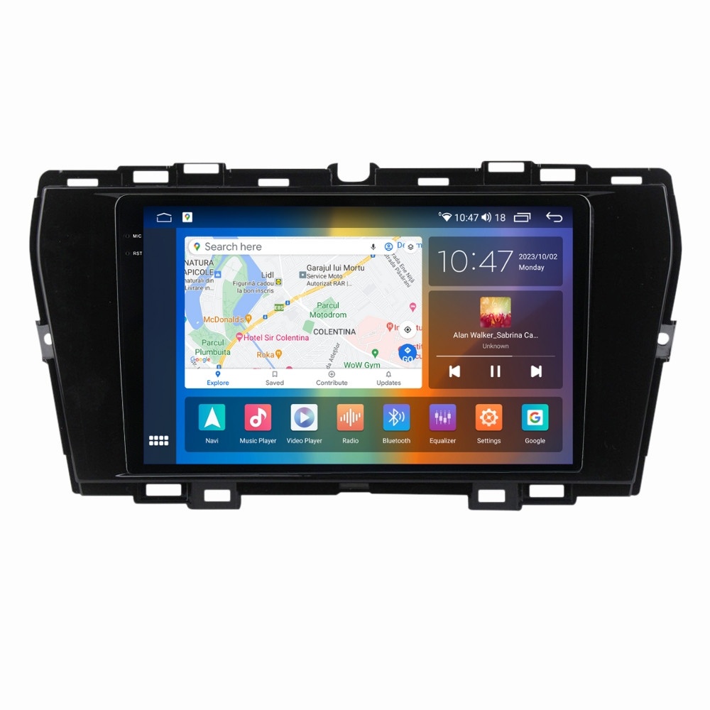 Navigatie dedicata cu Android Ssangyong Korando dupa 2019, 4GB RAM, Radio GPS Dual Zone, Display 2K QLED 9.5