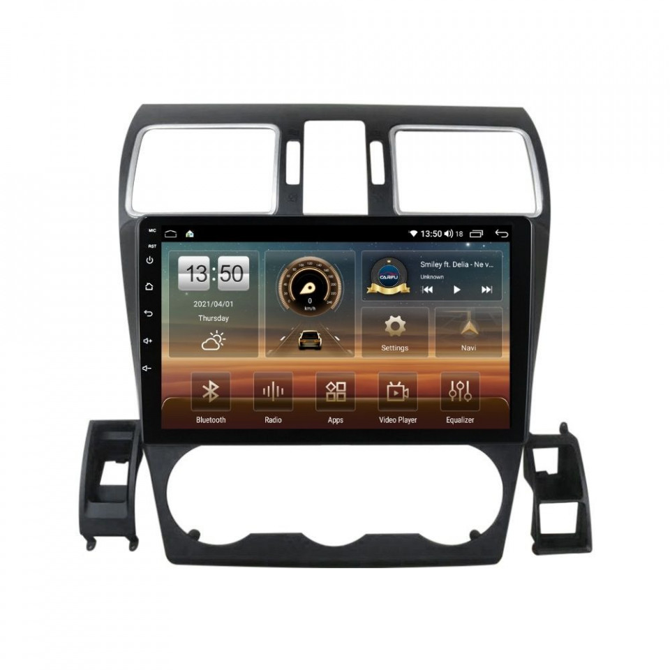 Navigatie dedicata cu Android Subaru Forester 2013 - 2018, 4GB RAM, Radio GPS Dual Zone, Display HD QLED 9