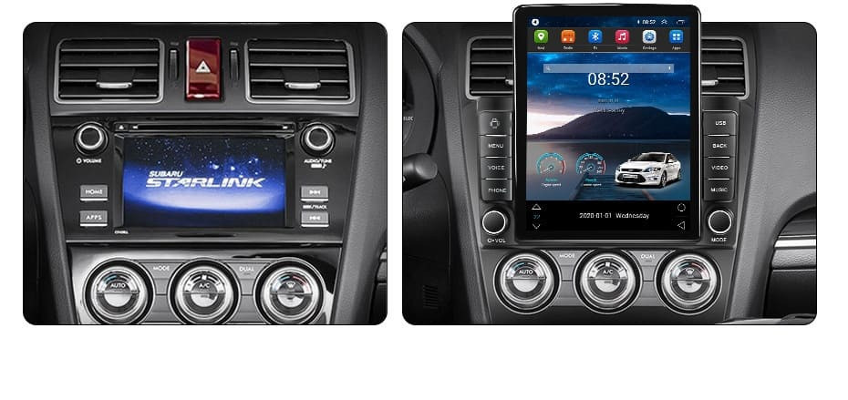 Navigatie dedicata cu Android Subaru Impreza / XV / WRX 2012 - 2017, 1GB RAM, Radio GPS Dual Zone, Touchscreen IPS 9.7