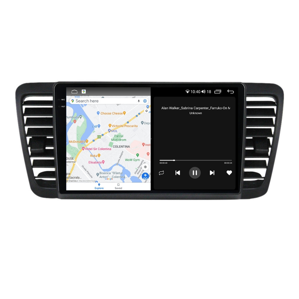 Navigatie dedicata cu Android Subaru Outback / Legacy 2003 - 2009, 4GB RAM, Radio GPS Dual Zone, Display 2K QLED 9.5