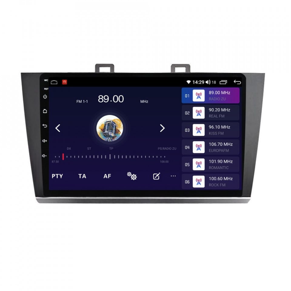 Navigatie dedicata cu Android Subaru Outback / Legacy 2014 - 2019, 8GB RAM, Radio GPS Dual Zone, Display HD QLED 9