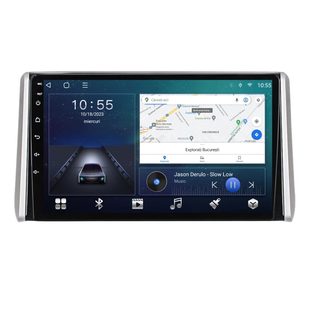Navigatie dedicata cu Android Suzuki Across dupa 2020, 2GB RAM, Radio GPS Dual Zone, Display HD QLED 10