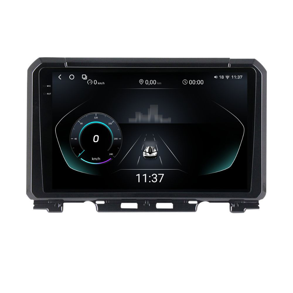 Navigatie dedicata cu Android Suzuki Jimny dupa 2018, 12GB RAM, Radio GPS Dual Zone, Display 2K QLED 9.5