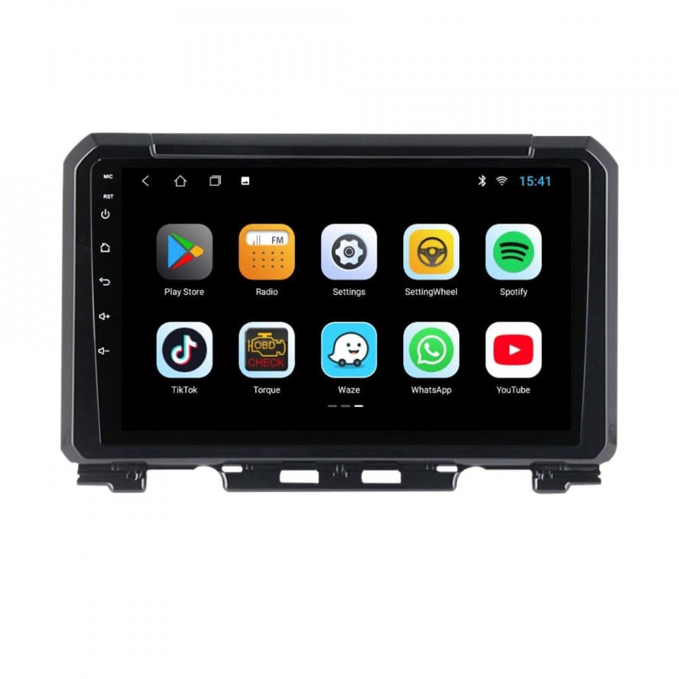 Navigatie dedicata cu Android Suzuki Jimny dupa 2018, 1GB RAM, Radio GPS Dual Zone, Display HD IPS 9