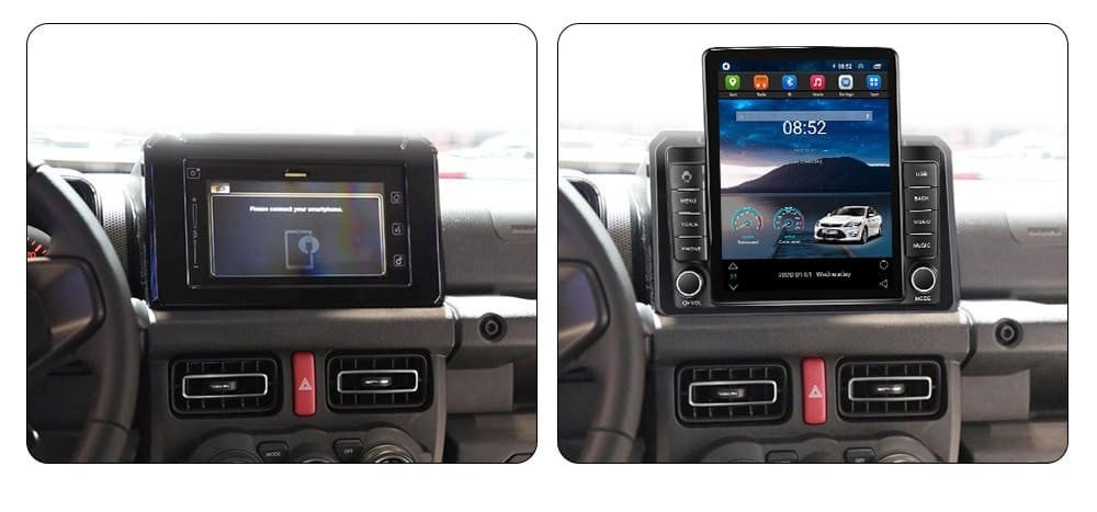 Navigatie dedicata cu Android Suzuki Jimny dupa 2018, 1GB RAM, Radio GPS Dual Zone, Touchscreen IPS 9.7