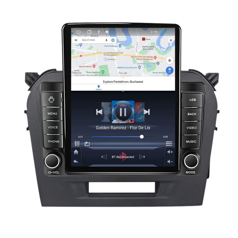 Navigatie dedicata cu Android Suzuki Vitara dupa 2015, 2GB RAM, Radio GPS Dual Zone, Touchscreen IPS 9.7