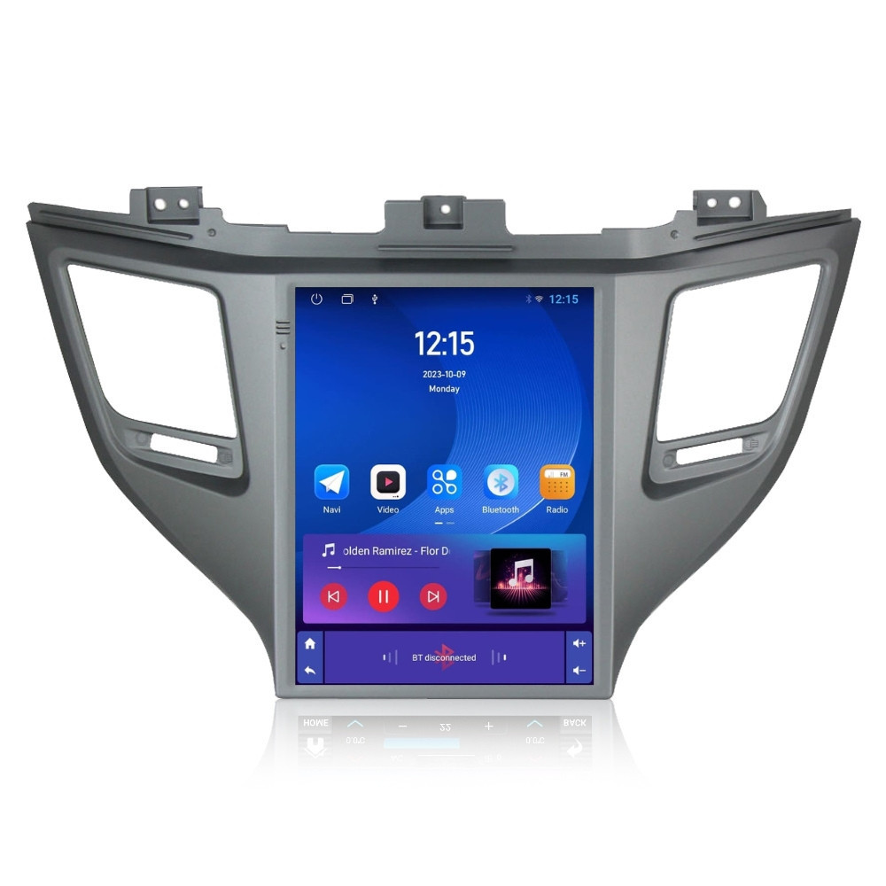 Navigatie dedicata cu Android tip tesla Hyundai Tucson 2015 - 2018, 2GB RAM, Radio GPS Dual Zone, Touchscreen IPS 9.7