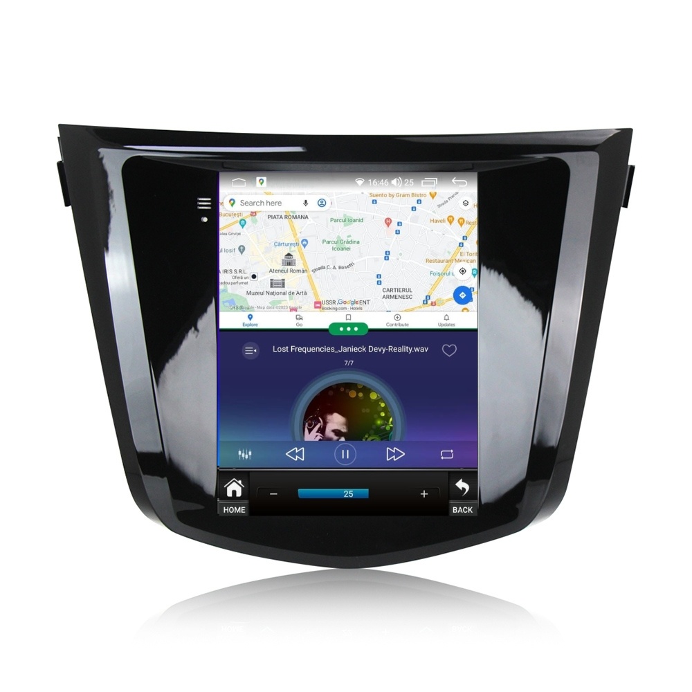 Navigatie dedicata cu Android tip tesla Nissan X-Trail T32 2014 - 2021, 8GB RAM, Radio GPS Dual Zone, Touchscreen IPS 9.7