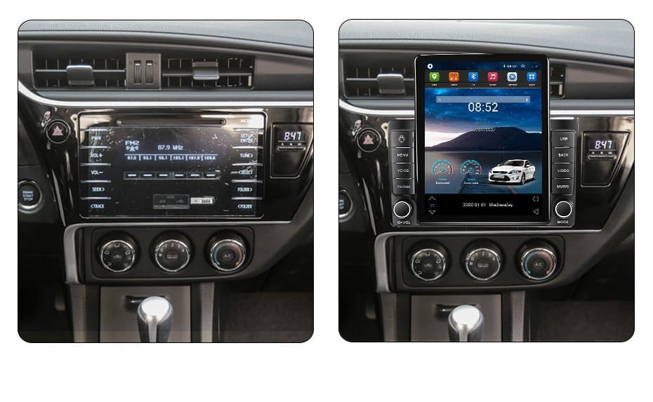 Navigatie dedicata cu Android Toyota Auris 2015 - 2019, 1GB RAM, Radio GPS Dual Zone, Touchscreen IPS 9.7