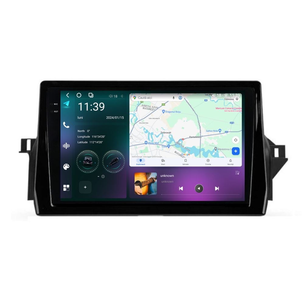 Navigatie dedicata cu Android Toyota Camry dupa 2021, 12GB RAM, Radio GPS Dual Zone, Display 2K QLED 10.36