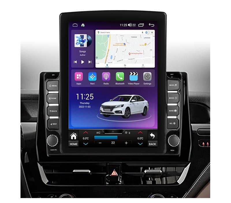 Navigatie dedicata cu Android Toyota Camry dupa 2021, 4GB RAM, Radio GPS Dual Zone, Touchscreen IPS 9.7