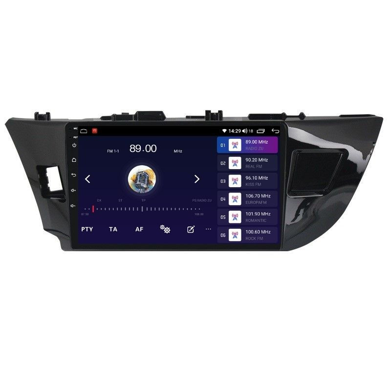 Navigatie dedicata cu Android Toyota Corolla 2013 - 2017, 6GB RAM, Radio GPS Dual Zone, Display HD QLED 10