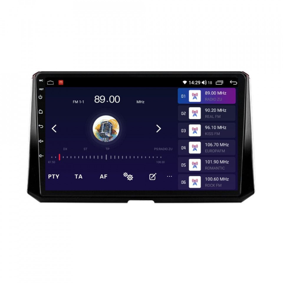 Navigatie dedicata cu Android Toyota Corolla E21 dupa 2019, 4GB RAM, Radio GPS Dual Zone, Display HD QLED 10