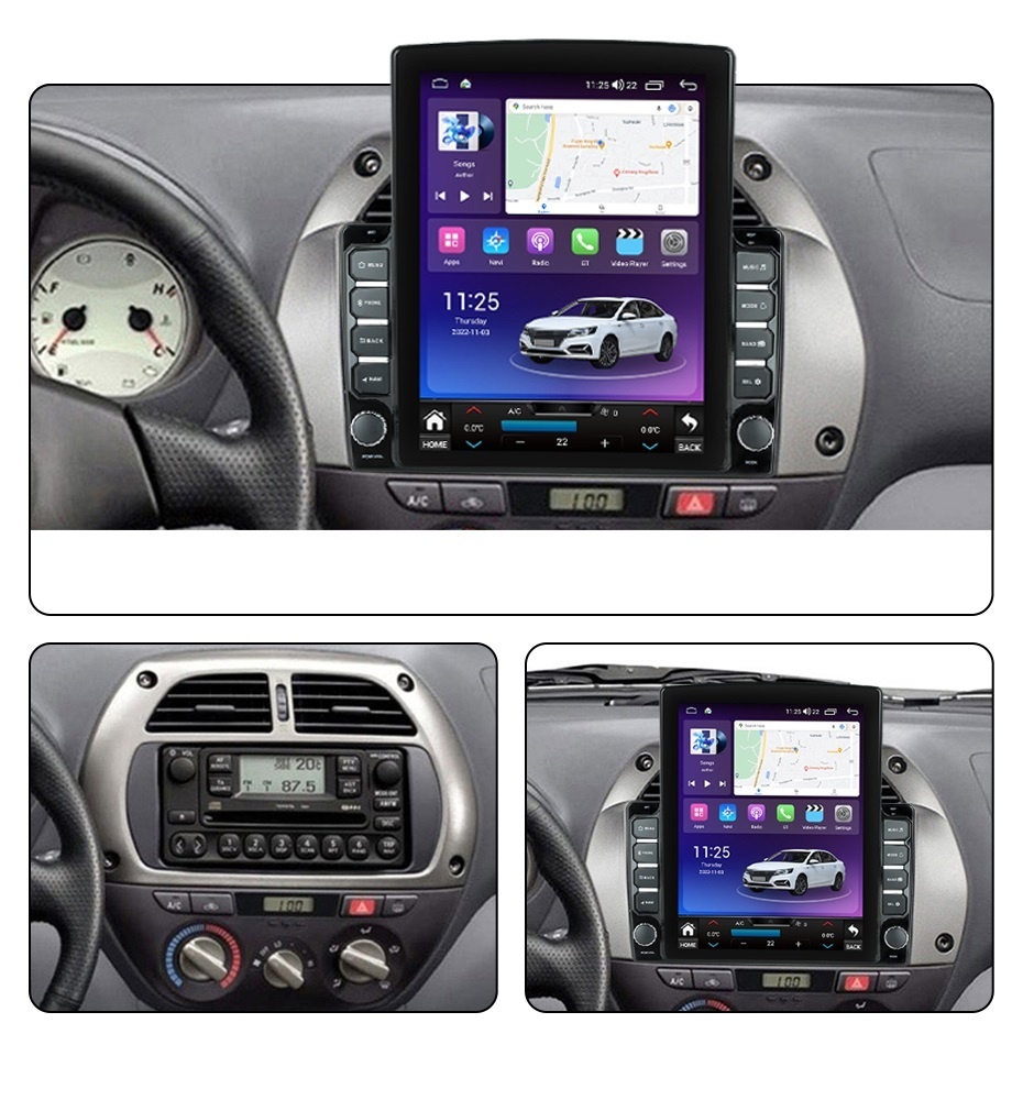 Navigatie dedicata cu Android Toyota Hilux VI 1994 - 2004, 4GB RAM, Radio GPS Dual Zone, Touchscreen IPS 9.7