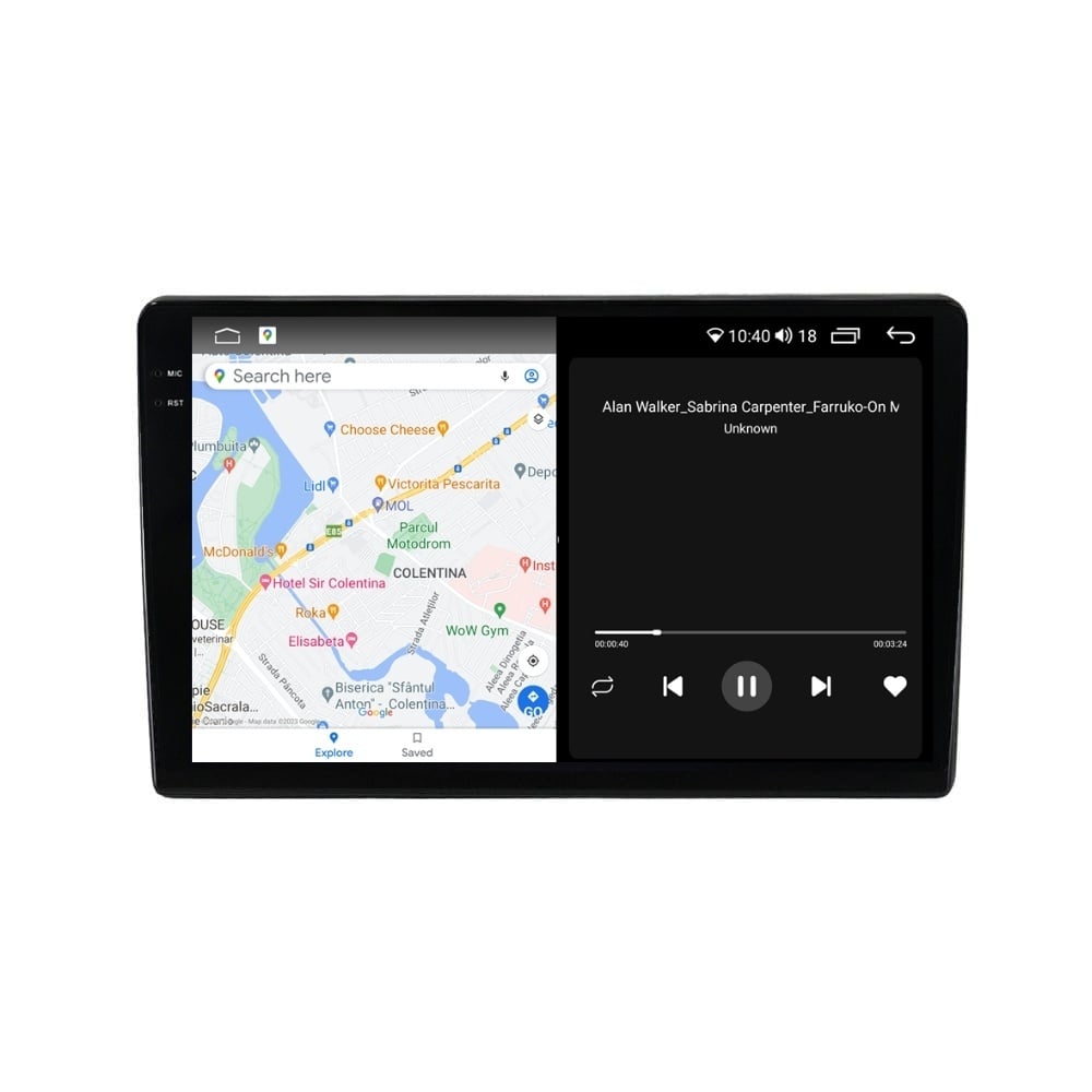 Navigatie dedicata cu Android Toyota Hilux VI 1994 - 2004, 4GB RAM, Radio GPS Dual Zone, Display 2K QLED 9.5