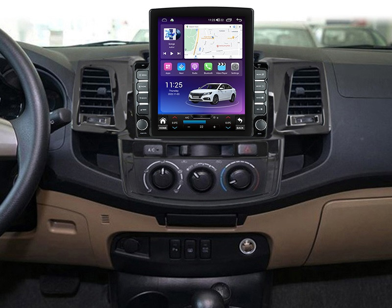 Navigatie dedicata cu Android Toyota Hilux VII 2004 - 2015, 4GB RAM, Radio GPS Dual Zone, Touchscreen IPS 9.7