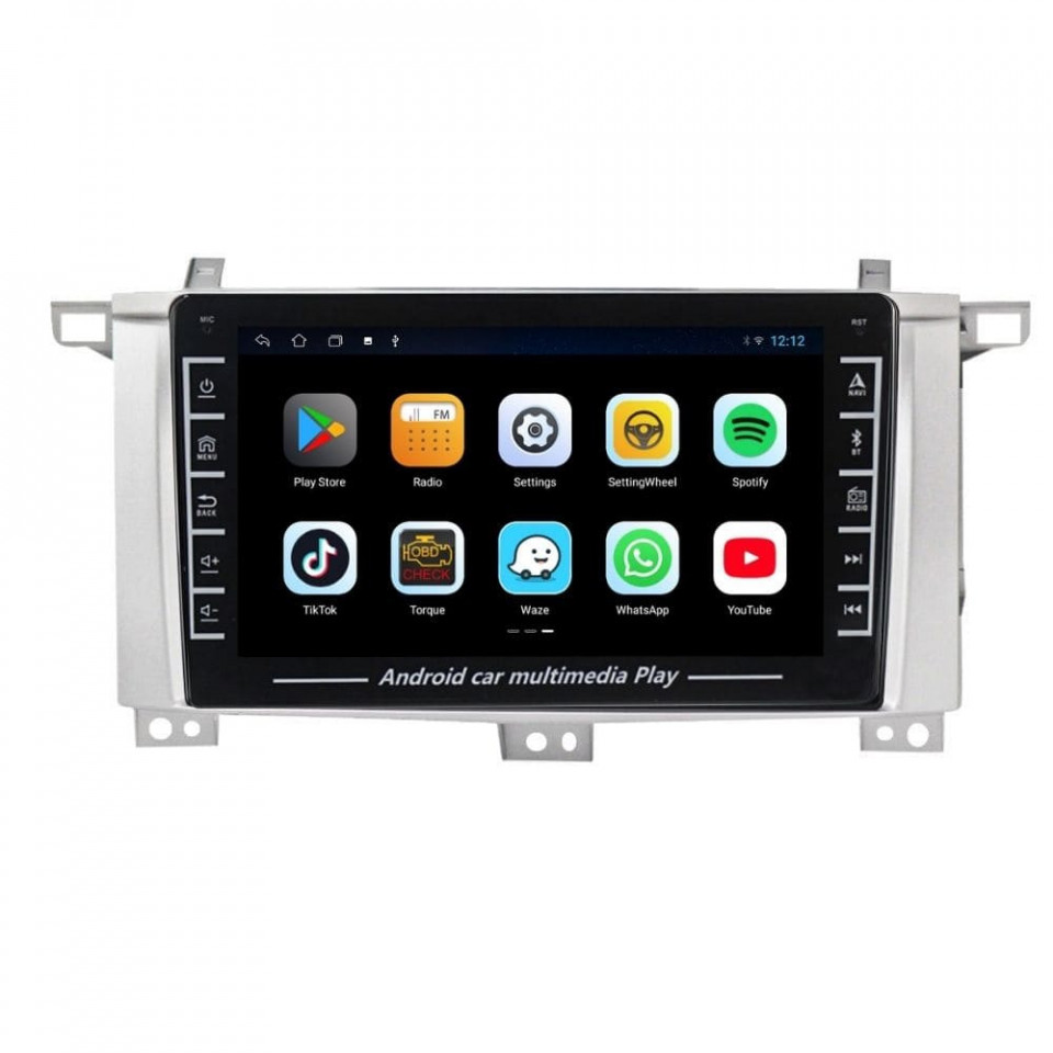 Navigatie dedicata cu Android Toyota Land Cruiser J100 2002 - 2008, 1GB RAM, Radio GPS Dual Zone, Display HD IPS 8