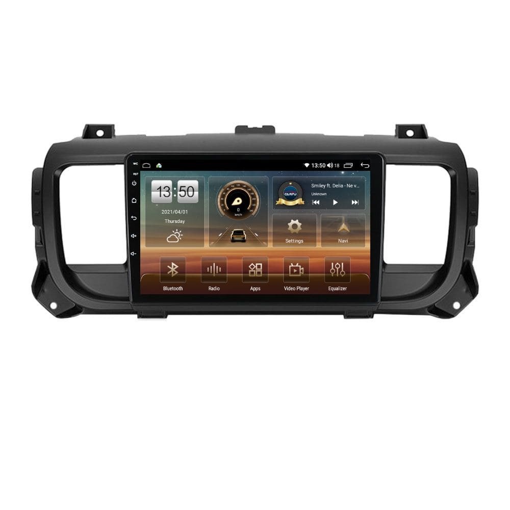 Navigatie dedicata cu Android Toyota Proace dupa 2016, 2GB RAM, Radio GPS Dual Zone, Display HD QLED 9