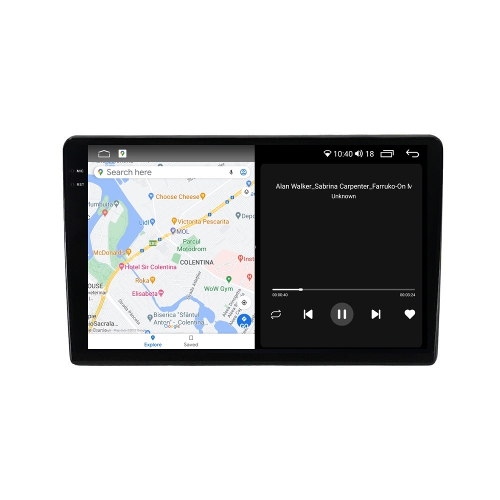 Navigatie dedicata cu Android Toyota Rav4 II 2000 - 2005, 8GB RAM, Radio GPS Dual Zone, Display 2K QLED 9.5