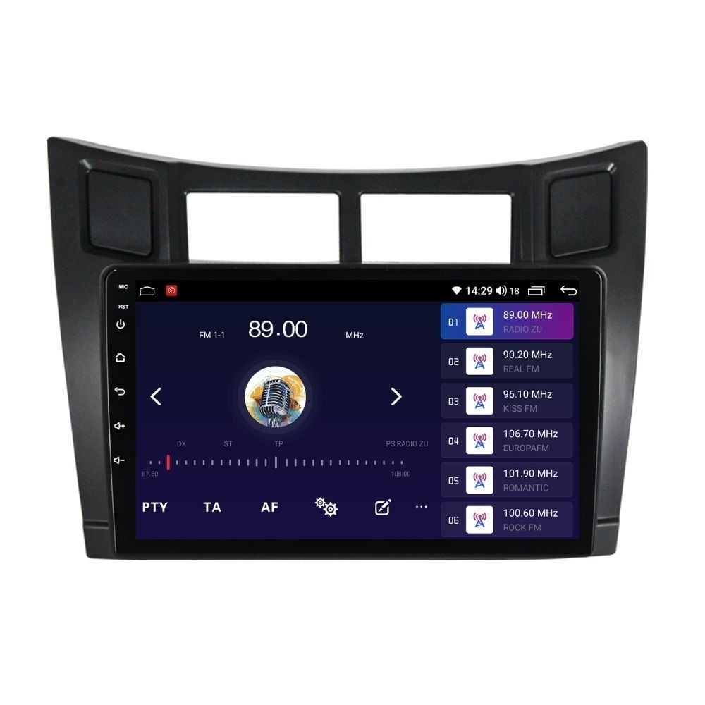 Navigatie dedicata cu Android Toyota Yaris 2006 - 2011, 2GB RAM, Radio GPS Dual Zone, Display HD QLED 9