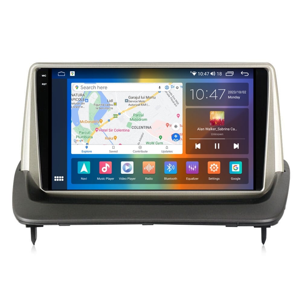 Navigatie dedicata cu Android Volvo C30 / C70 II / S40 II / V50 2004 - 2013, 8GB RAM, Radio GPS Dual Zone, Display 2K QLED 9.5