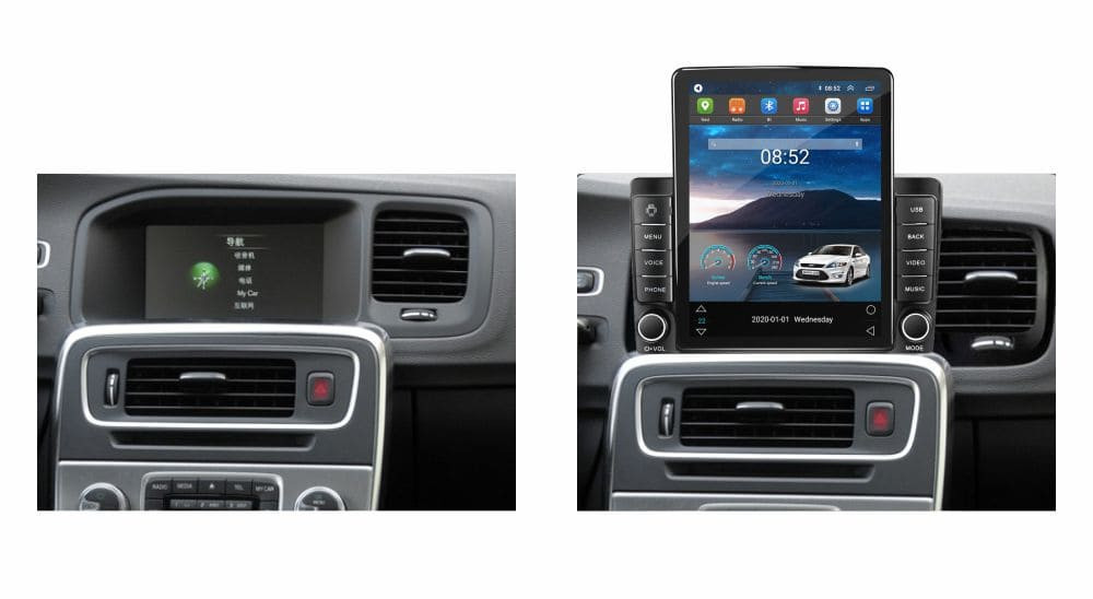 Navigatie dedicata cu Android Volvo S60 II / V60 I 2014 - 2018, 2GB RAM, Radio GPS Dual Zone, Touchscreen IPS 9.7