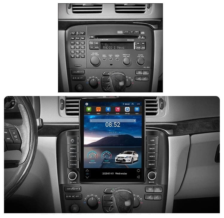 Navigatie dedicata cu Android Volvo S80 I 2004 - 2006, 1GB RAM, Radio GPS Dual Zone, Touchscreen IPS 9.7