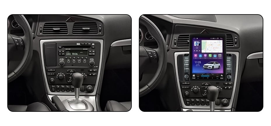 Navigatie dedicata cu Android Volvo V70 II / XC70 I 2000 - 2004, 1GB RAM, Radio GPS Dual Zone, Touchscreen IPS 9.7