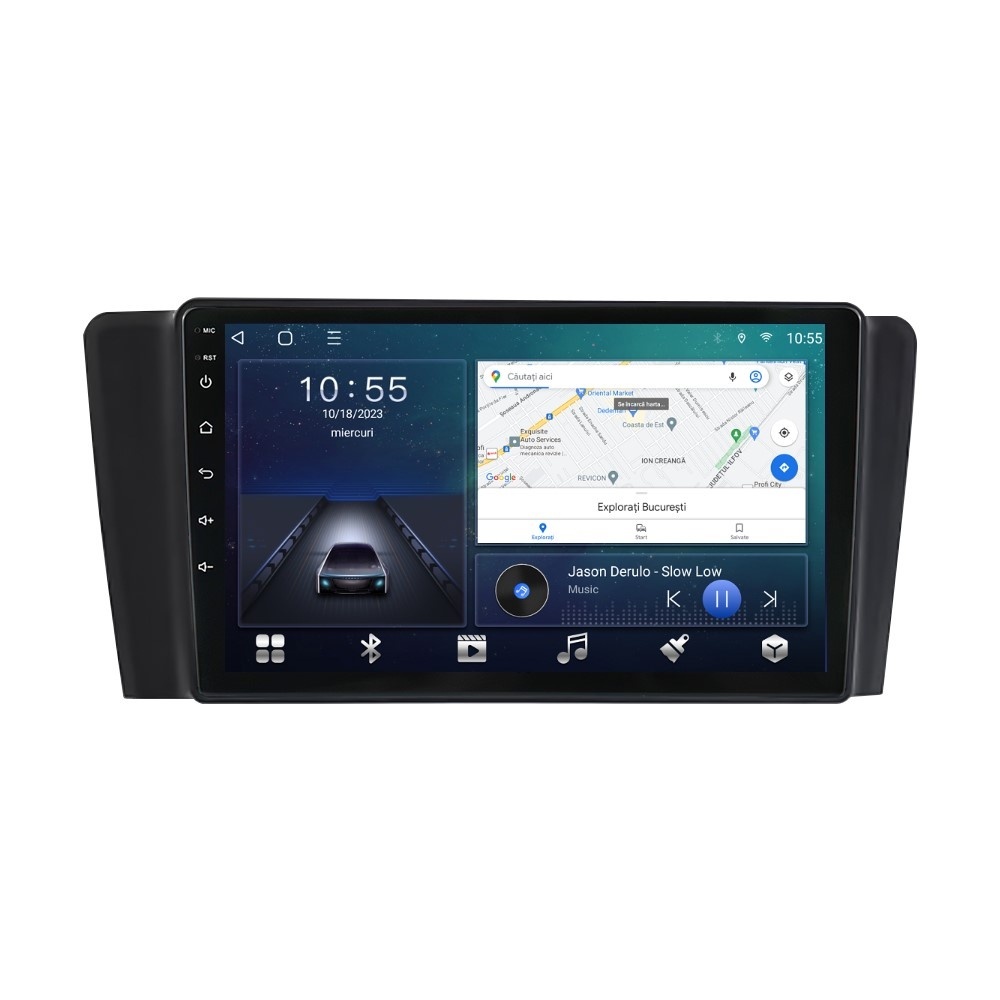 Navigatie dedicata cu Android Volvo V70 II / XC70 I 2000 - 2004, 2GB RAM, Radio GPS Dual Zone, Display HD QLED 9