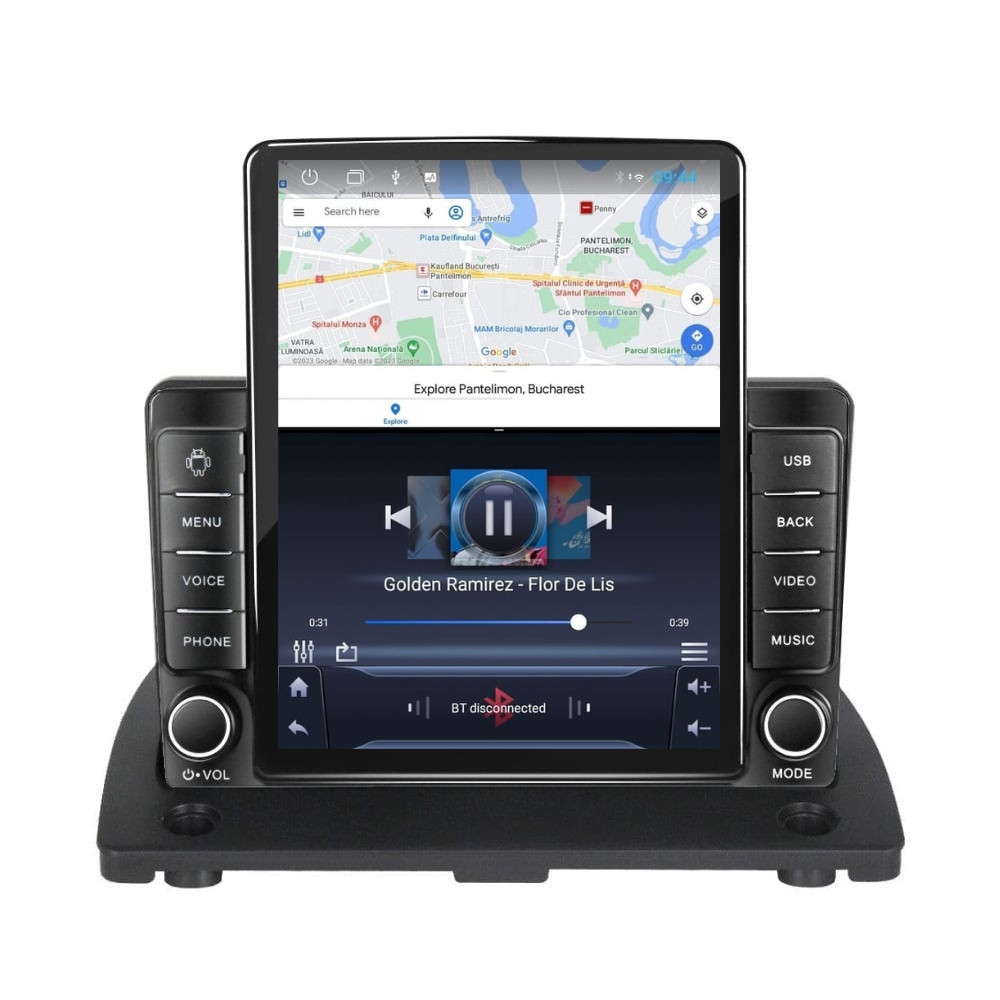 Navigatie dedicata cu Android Volvo XC90 I 2002 - 2015, 2GB RAM, Radio GPS Dual Zone, Touchscreen IPS 9.7