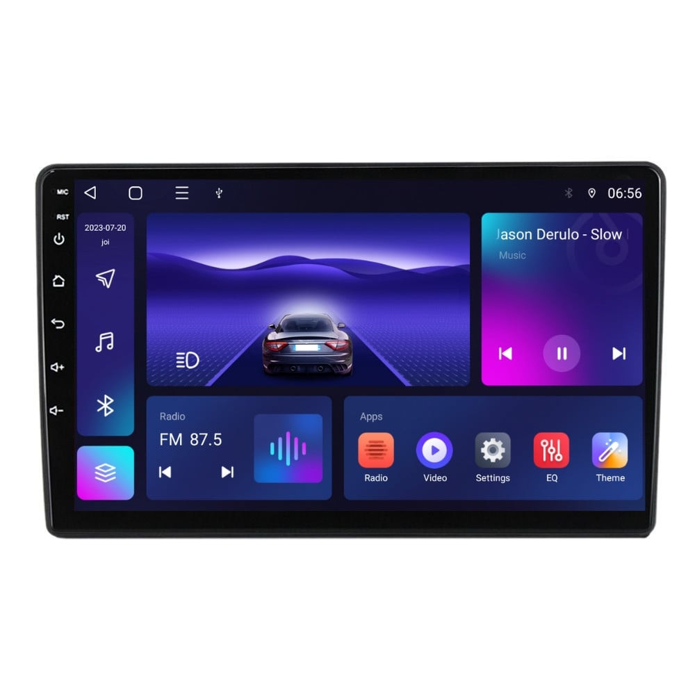 Navigatie dedicata cu Android VW Beetle 2011 - 2019, 2GB RAM, Radio GPS Dual Zone, Display HD QLED 10\'\' Touchscreen, Internet Wi-Fi si slot SIM 4G, Bluetooth, MirrorLink, USB, Waze - 1 | YEO