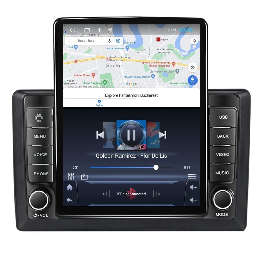 Navigatie dedicata cu Android VW Beetle 2011 - 2019, 2GB RAM, Radio GPS Dual Zone, Touchscreen IPS 9.7