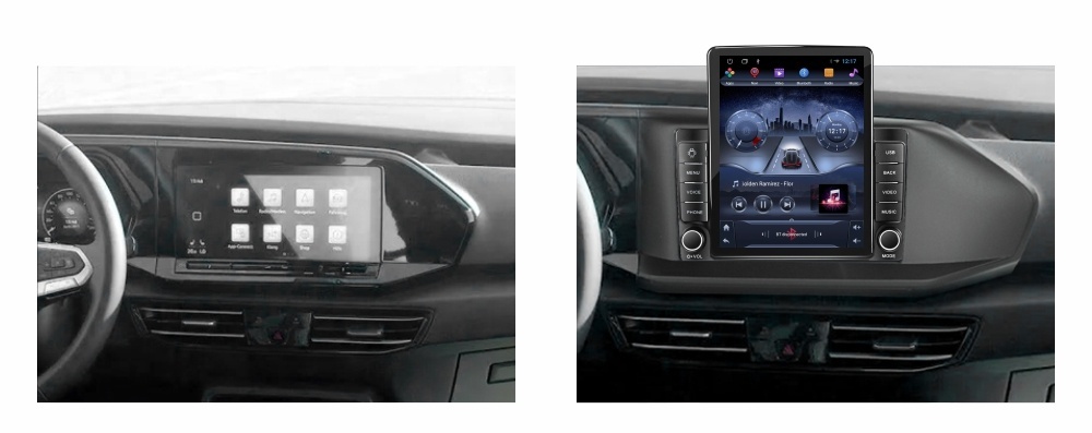 Navigatie dedicata cu Android VW Caddy dupa 2020, 2GB RAM, Radio GPS Dual Zone, Touchscreen IPS 9.7