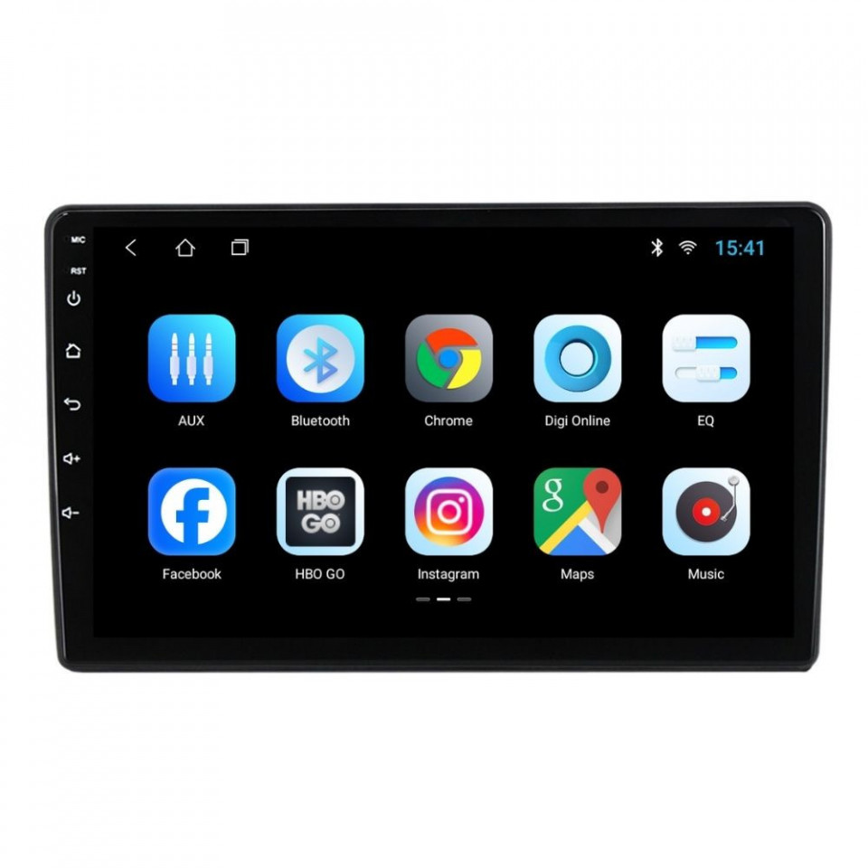 Navigatie dedicata cu Android VW Golf V 2003 - 2010, 1GB RAM, Radio GPS Dual Zone, Display HD IPS 10\'\' Touchscreen, Internet Wi-Fi, Bluetooth, MirrorLink, USB, Waze - 1 | YEO