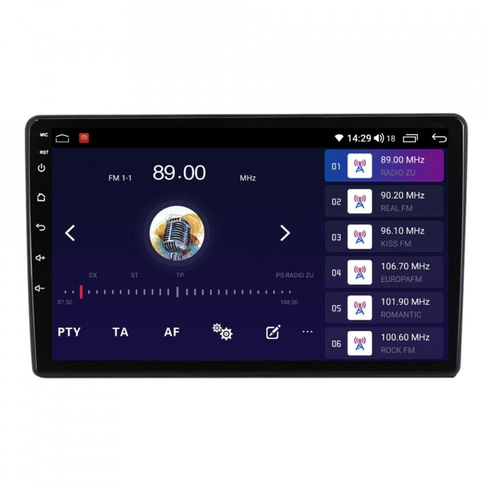 Navigatie dedicata cu Android VW Golf V 2003 - 2010, 8GB RAM, Radio GPS Dual Zone, Display HD QLED 10\'\' Touchscreen, Internet Wi-Fi si slot SIM 4G, Bluetooth, MirrorLink, USB, Waze - 3 | YEO