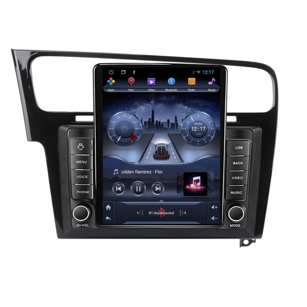 Navigatie dedicata cu Android VW Golf VII 2012 - 2019, negru, 2GB RAM, Radio GPS Dual Zone, Touchscreen IPS 9.7