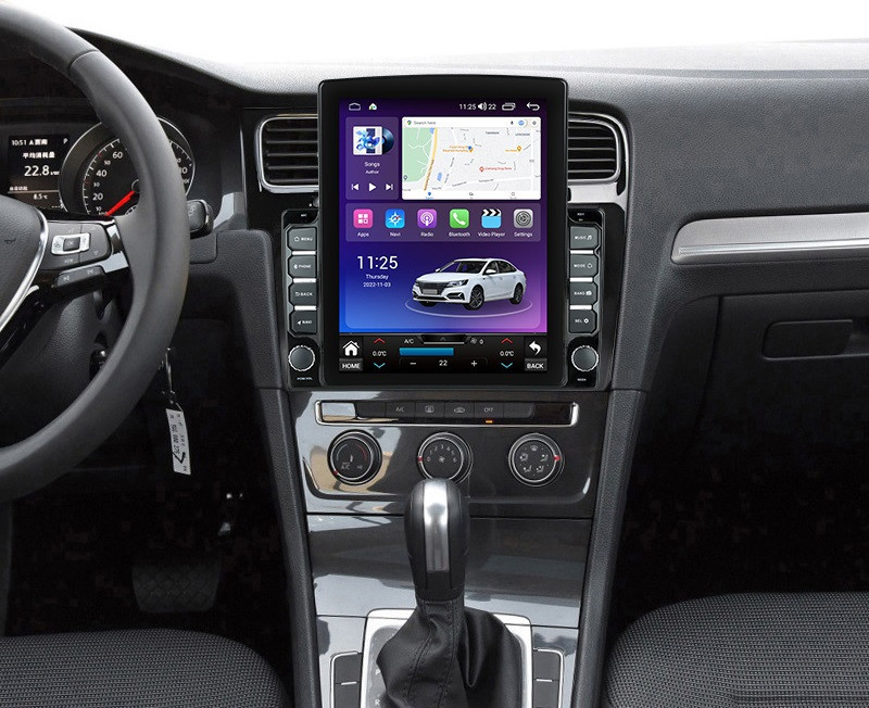 Navigatie dedicata cu Android VW Golf VII 2012 - 2019, negru, 4GB RAM, Radio GPS Dual Zone, Touchscreen IPS 9.7