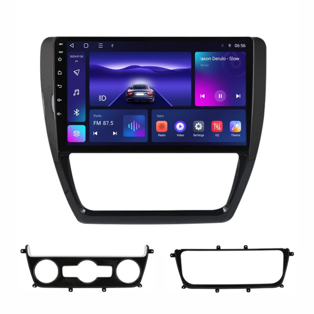 Navigatie dedicata cu Android VW Jetta IV 2011 - 2018, 4GB RAM, Radio GPS Dual Zone, Display HD IPS 10" Touchscreen, Internet Wi-Fi, Bluetooth, MirrorLink, USB