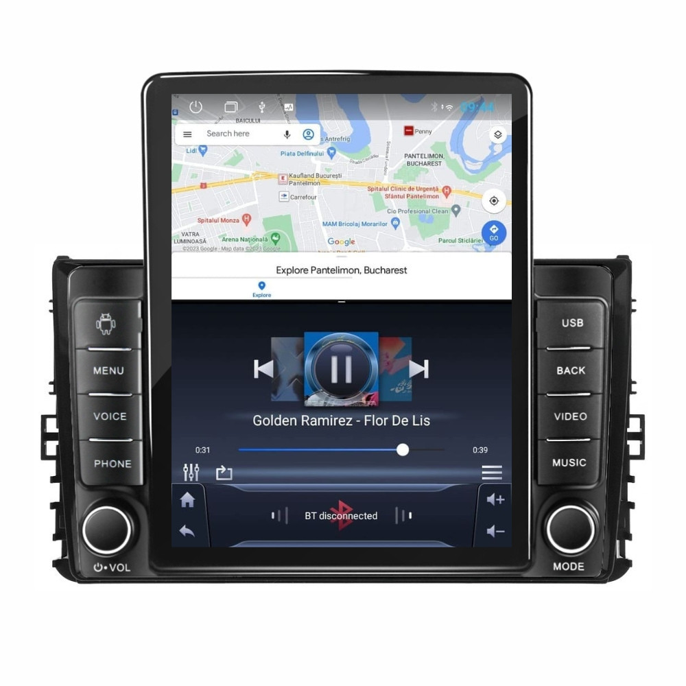 Navigatie dedicata cu Android VW Multivan T6 2020 - 2021, 2GB RAM, Radio GPS Dual Zone, Touchscreen IPS 9.7