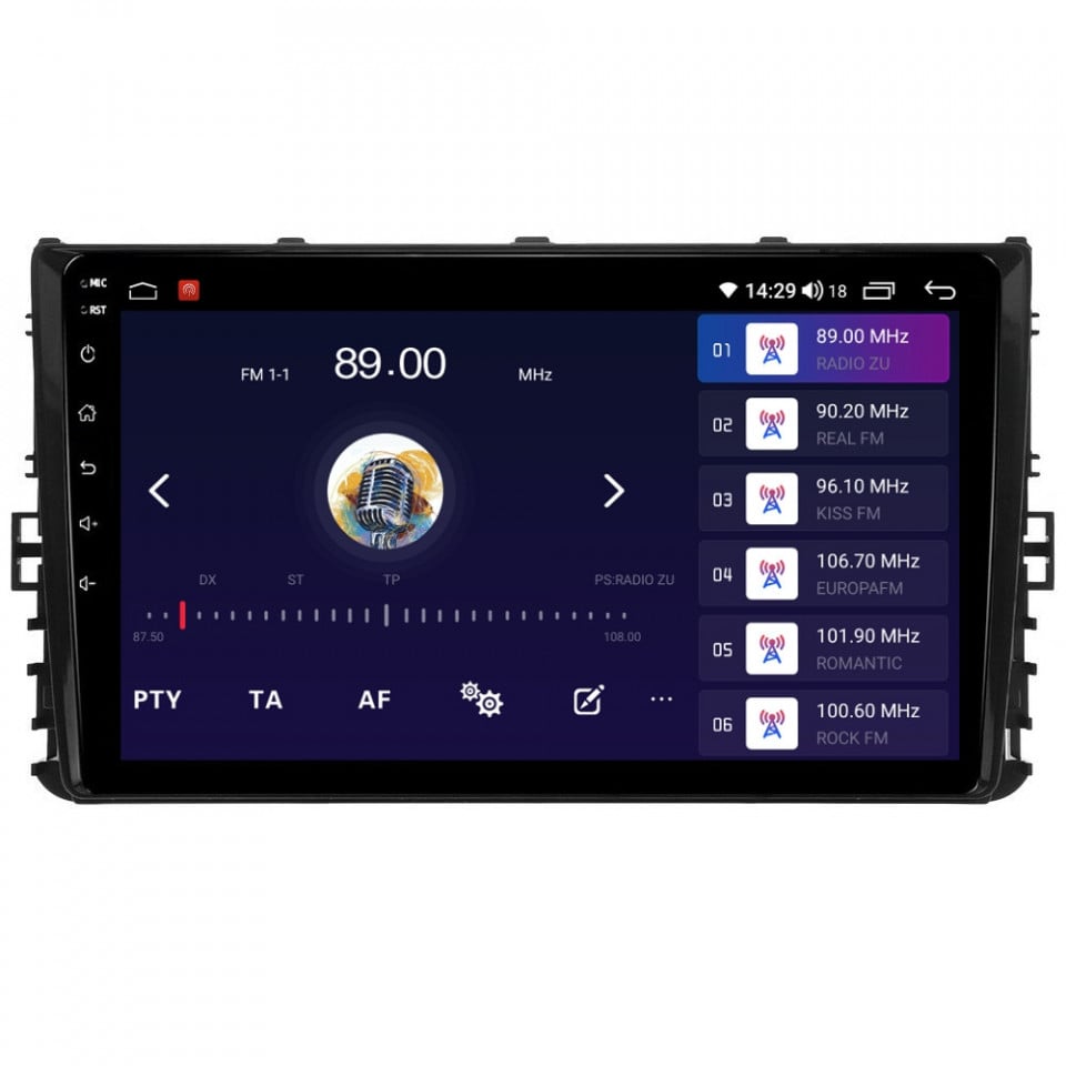 Navigatie dedicata cu Android VW Multivan T6 2020 - 2021, 6GB RAM, Radio GPS Dual Zone, Display HD QLED 9