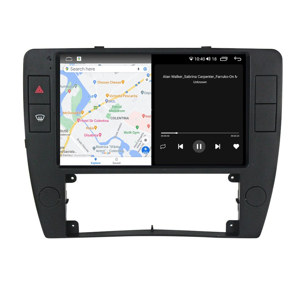 Navigatie dedicata cu Android VW Passat B5.5 2001 - 2005, 4GB RAM, Radio GPS Dual Zone, Display 2K QLED 9.5