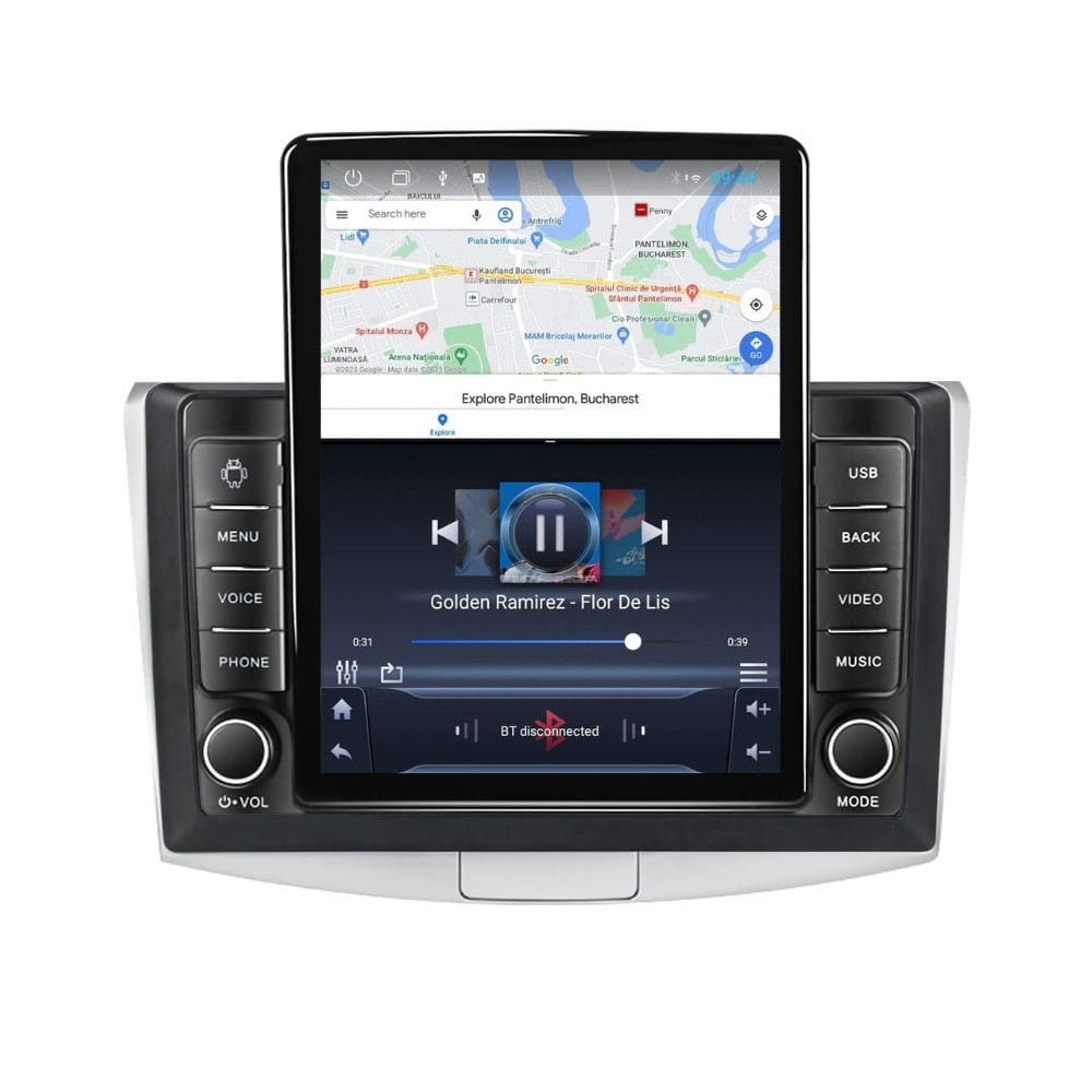 Navigatie dedicata cu Android VW Passat CC 2008 - 2018, 2GB RAM, Radio GPS Dual Zone, Touchscreen IPS 9.7