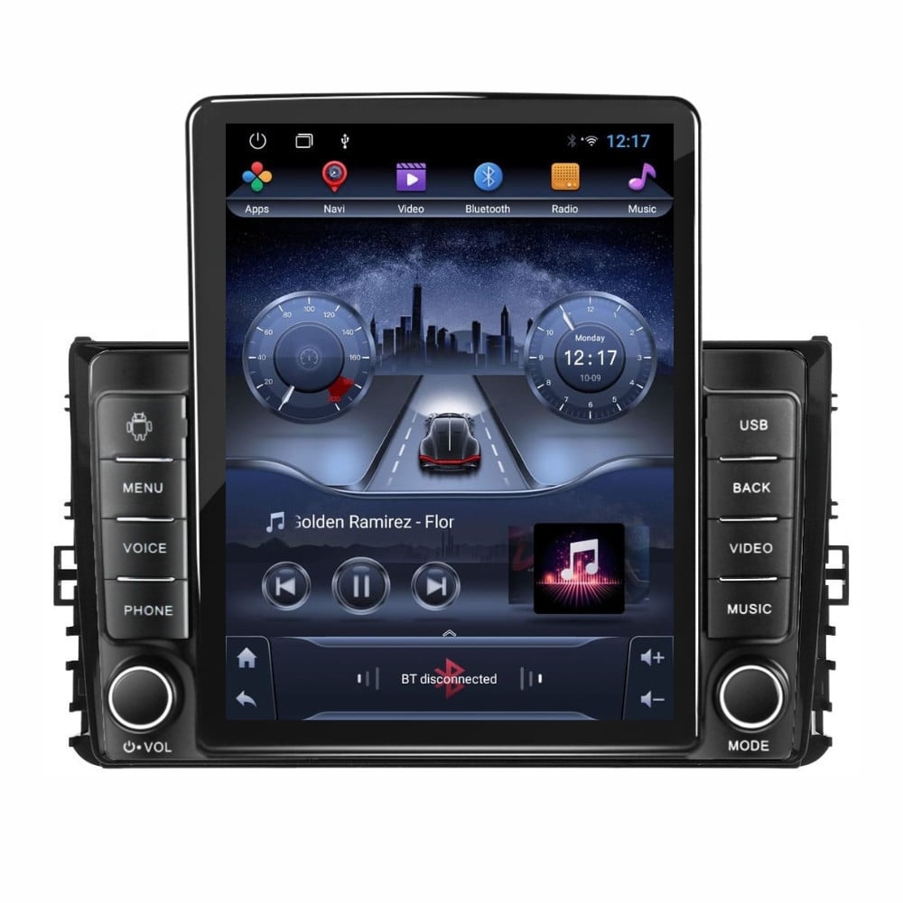 Navigatie dedicata cu Android VW T-Cross dupa 2018, 1GB RAM, Radio GPS Dual Zone, Touchscreen IPS 9.7