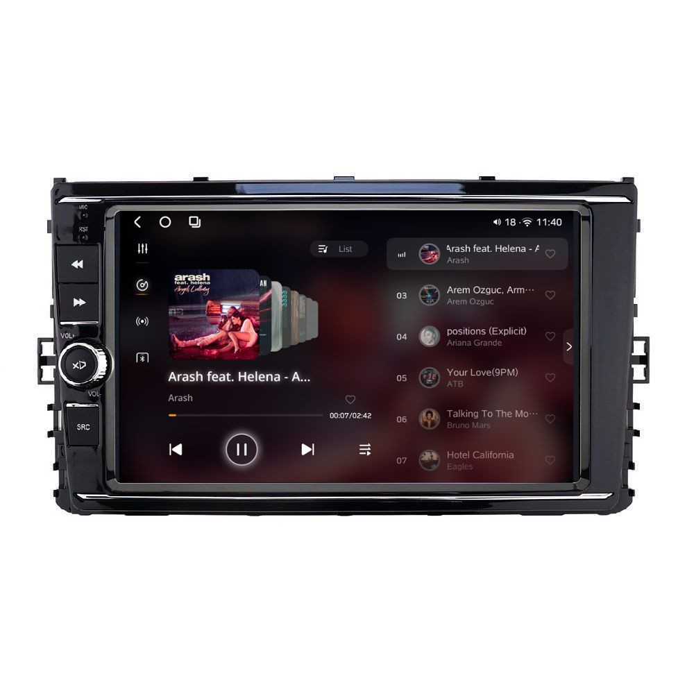 Navigatie dedicata cu Android VW Taigo dupa 2021, 12GB RAM, Radio GPS Dual Zone, Display 2K QLED 9.5\'\' Touchscreen, Internet Wi-Fi si slot SIM 4G, Bluetooth, MirrorLink, USB, Waze - 3 | YEO