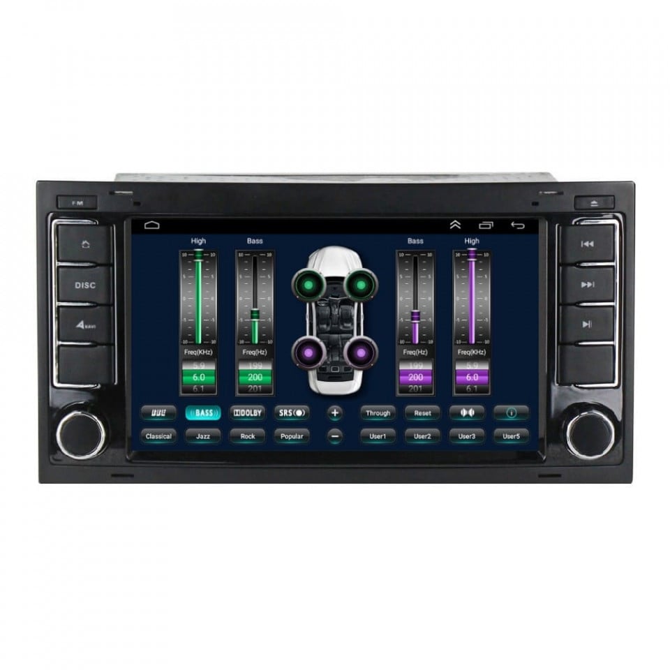 Navigatie dedicata cu Android VW Touareg 7L 2002 - 2011, 2GB RAM, Radio GPS Dual Zone, Display HD 7