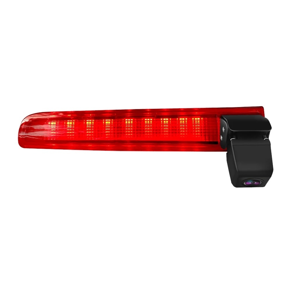 Camera marsarier dedicata VW Transporter T5 2010 - 2015 cu 2 usi spate tip stop frana, AHD 720P, Night Vision, rezistenta la apa si praf, cablu video 6m - 1 | YEO
