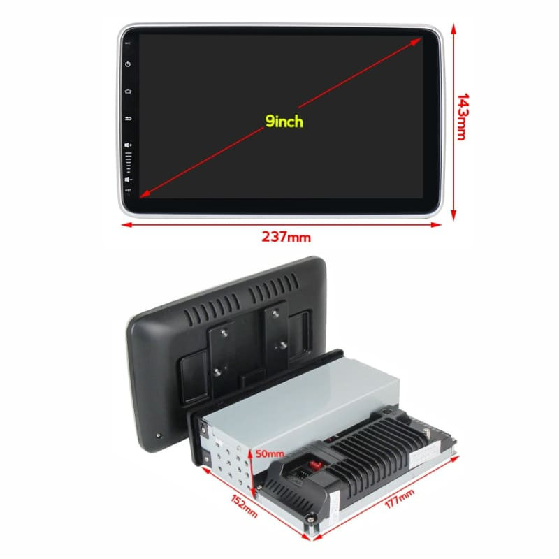 Navigatie 1DIN cu Android Renault Kangoo I 1997 - 2008, 2GB RAM, Radio GPS Dual Zone, Display HD 10