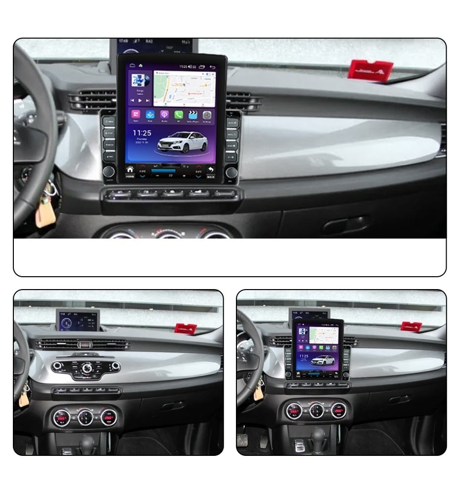 Navigatie dedicata cu Android Alfa Romeo Giulietta 2010 - 2014, 8GB RAM, Radio GPS Dual Zone, Touchscreen IPS 9.7