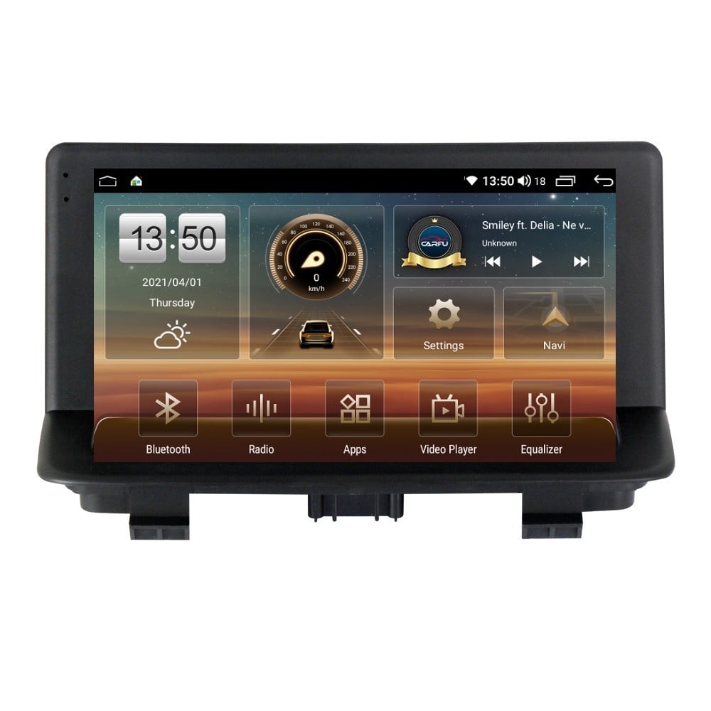 Navigatie dedicata cu Android Audi Q3 (8U) 2011 - 2020, 4GB RAM, Radio GPS Dual Zone, Display HD QLED 9